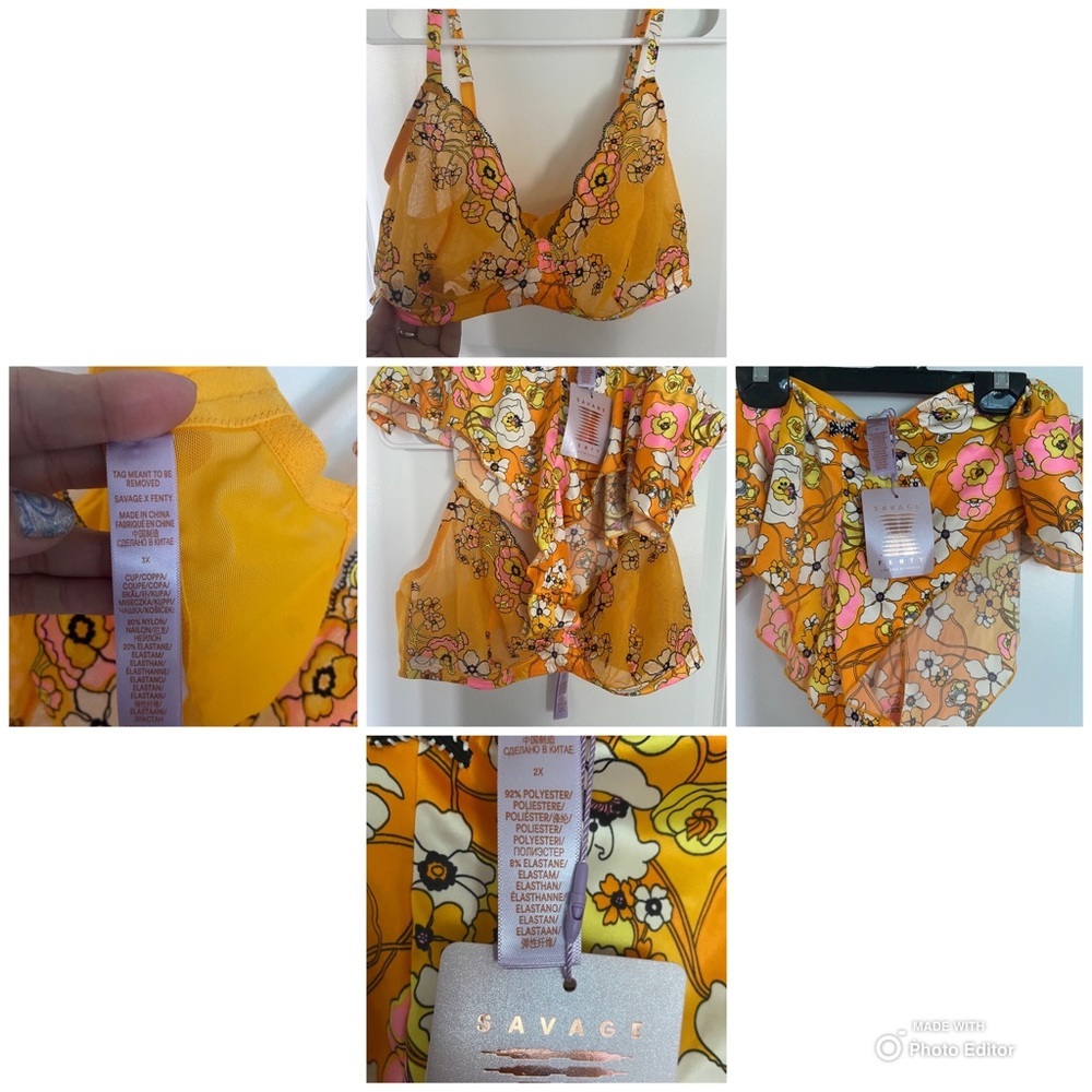 Savage Fenty bra/panty bundle NWT